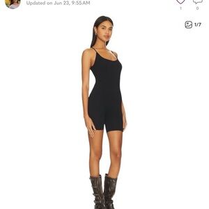 Free People Black one to watch romper